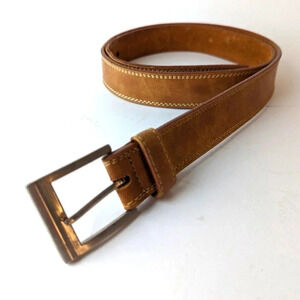 Keith Daniels Leather Belt / 42